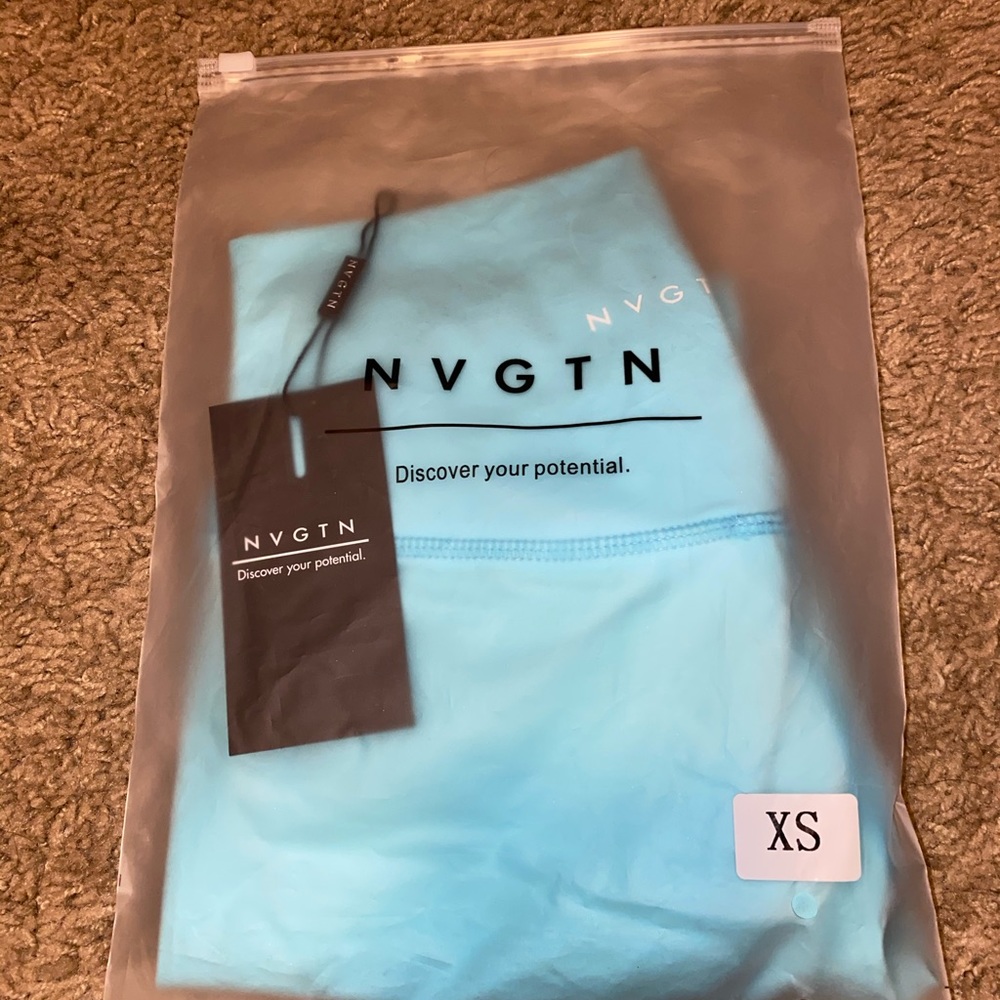 Nvgtn Turquoise Signature leggings